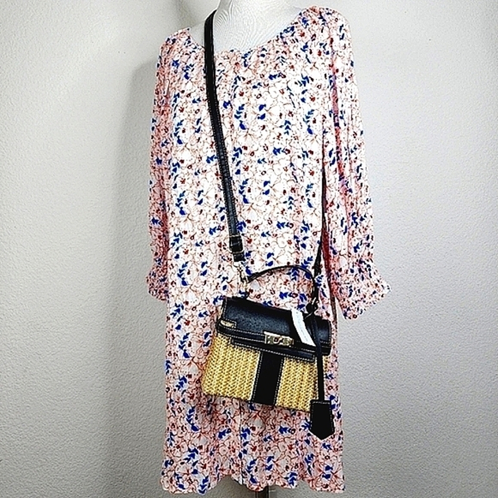 PLUS‎ SIZE XL COLLECTIVE CONCEPTS FLORAL DRESS NWT FALL WINTER SPRING - Picture 4 of 16